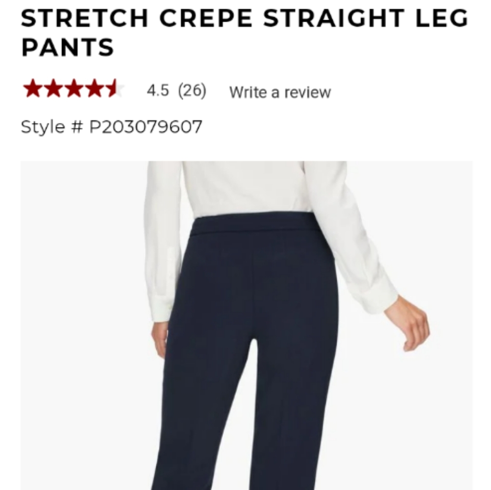 Ann Taylor signature cropped leg size 14 slacks